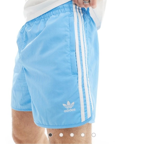 Adidas Men's Light Blue Athletic Shorts NEW - Picture 2 of 5